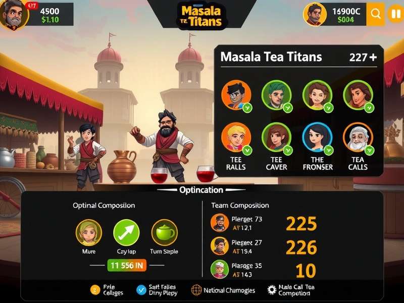 Photo from Masala Tea Titans national championship showing players competing on stage